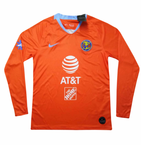 Club America 19/20 Third Away Long Sleeve Soccer Jersey Shirt